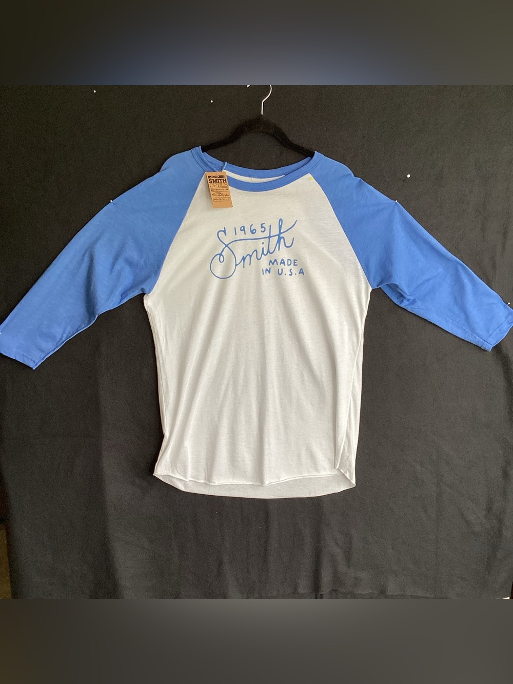 Smith optics revival tee baseball shirt made in USA NWT